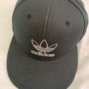 Adidas Dark Gray Trefoil Logo Cap
